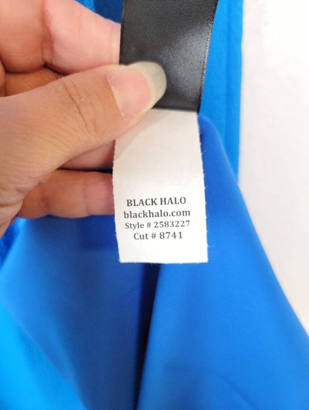 NWT Black Halo Coralia Breezy Blue A-Line Dress Size 4 - Picture 14 of 14